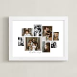 "Modern Photo Collage" - Framed Photo in Snow by Stacy Maalouf - Framed