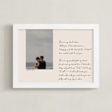 "Poetic" - Framed Photo in Ecru by Jenna Holcomb - Framed