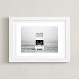 "Number 1" - Art Print in black and white by Baumbirdy - Framed