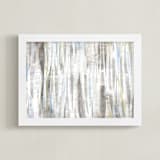 "Serene Forest" - Art Print in Taupe by Hooray Creative - Framed