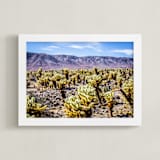 "Desert Daydream" - Art Print in Cactus Green by Kate Baird - Framed