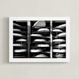 "Hood River Boards" - Art Print in Black & White by Shari Margolin - Framed