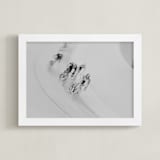 "Velodrome" - Art Print in Black and White by Catherine Culvenor - Framed