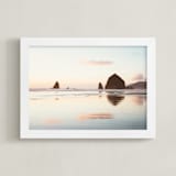 "Cannon Beach No. 1" - Art Print in Color by Kamala Nahas - Framed