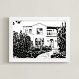 "House: Custom Print" - Custom Print in Black by Minted - Framed