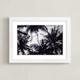 "Flare and Shade" - Art Print in Black & White by Alaric Yanos - Framed
