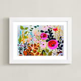 "How Does Your Garden Grow?" - Art Print in Multi by Jess Franks - Framed