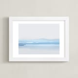 "Summertime Blue" - Art Print in Summertime Blue by Lisa Sundin - Framed