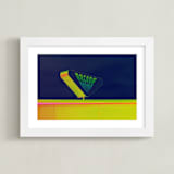 "Arcade" - Art Print in 80s Neon by Kaitlin Rebesco - Framed