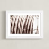 "What's SUP?" - Art Print in Sepia Blush by Shannon Howard - Framed