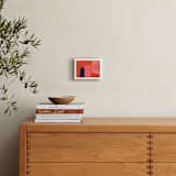 "Orange Drop" - Art Print in Outrageous Orange by cyrille gulassa - In a Room