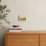 "Golden Meadow" - Art Print in yellow by Julia Preminger - In a Room