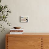 "Summer Skies" - Art Print in fluorescent orange by Lauren Packard - In a Room