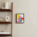 "Composition 2" - Art Print in Electric Cotton Candy by Jaime Derringer - In a Room