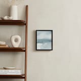 "Ice on the Lake" - Art Print in Ice Blue by Renee Anne Bouffard-McManus - In a Room