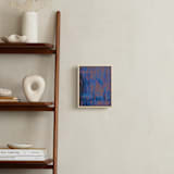 "Blue Adagio" - Art Print in Azure by Carol Barber - In a Room