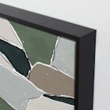 "Summer Valley 1" - Art Print in Moss by Iveta Angelova - Frame Close-up