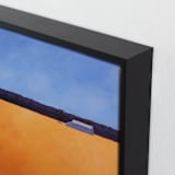 "Orange Wheat" - Art Print in Golden Orange by Carol C. Young - Frame Close-up
