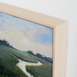 "Morning Reflection" - Art Print in Meadow by April Moffatt - Frame Close-up