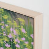 "Dancing Flowers 2" - Art Print in Meadow by Huefete - Frame Close-up
