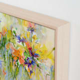 "Fanfare 1" - Art Print in Autumn Gold by Sonal Nathwani - Frame Close-up