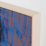 "Blue Adagio" - Art Print in Azure by Carol Barber - Frame Close-up
