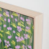 "Dancing Flowers 1" - Art Print in Meadow by Huefete - Frame Close-up