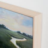 "Morning Reflection" - Art Print in Meadow by April Moffatt - Frame Close-up