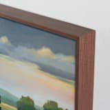 "Bright and Early 3" - Art Print in Field by Stephanie Goos Johnson - Frame Close-up