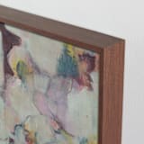 "Moment 1" - Art Print in Warm Whites and Shades by Lenay Hughes - Frame Close-up