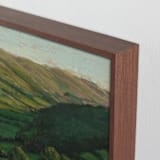 "Green Valley 2" - Art Print in Field by Wendy Keller - Frame Close-up
