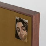 "Amiga 2" - Art Print in Sand by jinseikou - Frame Close-up