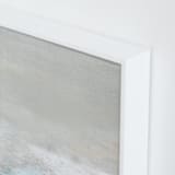 "Kissing The Shore II" - Art Print in Seafoam by Jenny Partrite - Frame Close-up