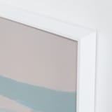 "Offshore Breeze" - Art Print in light greeniish blue by Caryn Owen - Frame Close-up