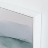 "Echo of a Memory 2" - Art Print in Soft Blue by Rebecca King - Frame Close-up