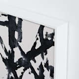 "Ink Bridges 2" - Art Print in Midnight Black by Afton Harding - Frame Close-up