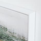 "The Forest for the Trees" - Art Print in Forest Green by Karen Kaul - Frame Close-up