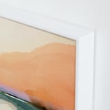 "Orange Sunset Scenery 2" - Art Print in Orange by Shina Choi - Frame Close-up