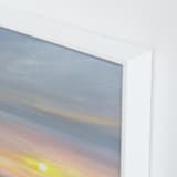 "Summer Glow II" - Art Print in Sunset by Nicole Walsh - Frame Close-up