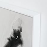 "mother embrace" - Art Print in Black by Kate Ahn - Frame Close-up