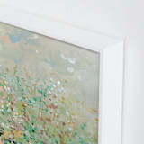 "English Garden I" - Art Print in Evergreen by Lindsay Megahed - Frame Close-up
