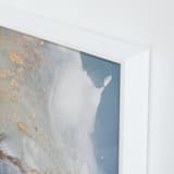 "Undertow" - Art Print in Gray Blue by Julia Contacessi - Frame Close-up