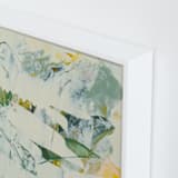 "Emerald Waltz" - Art Print in Vibrant Gold by Grayling - Frame Close-up