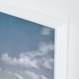 "First Bright" - Art Print in Perfect Day Blue by Stephanie Goos Johnson - Frame Close-up
