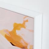 "Marigolds No.1" - Art Print in Marigold Orange by Parima Studio - Frame Close-up