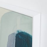"passage 2" - Art Print in agate blue by Nell Waters Bernegger - Frame Close-up