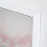 "Leave Behind the Shadows" - Art Print in Pink by Emily Jeffords - Frame Close-up