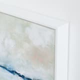 "Solstice" - Art Print in Snow by Lindsay Megahed - Frame Close-up