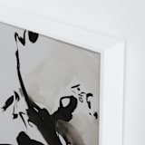 "Ink perspective" - Art Print in Black and white ink by Svitlana Martynjuk - Frame Close-up