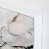 "Beneath the Layers" - Art Print in Pewter by Melanie Severin - Frame Close-up